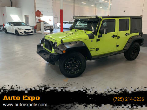 2017 Jeep Wrangler Unlimited for sale at Auto Expo in Las Vegas NV