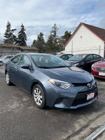 2016 Toyota Corolla for sale at Aromax Auto Sales in Tacoma WA