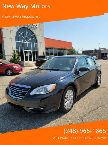 2013 Chrysler 200 for sale at New Way Motors in Ferndale MI