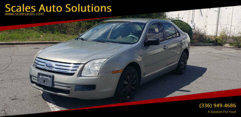 2009 Ford Fusion for sale at Scales Auto Solutions in Madison NC