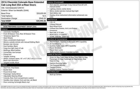 2016 Chevrolet Colorado