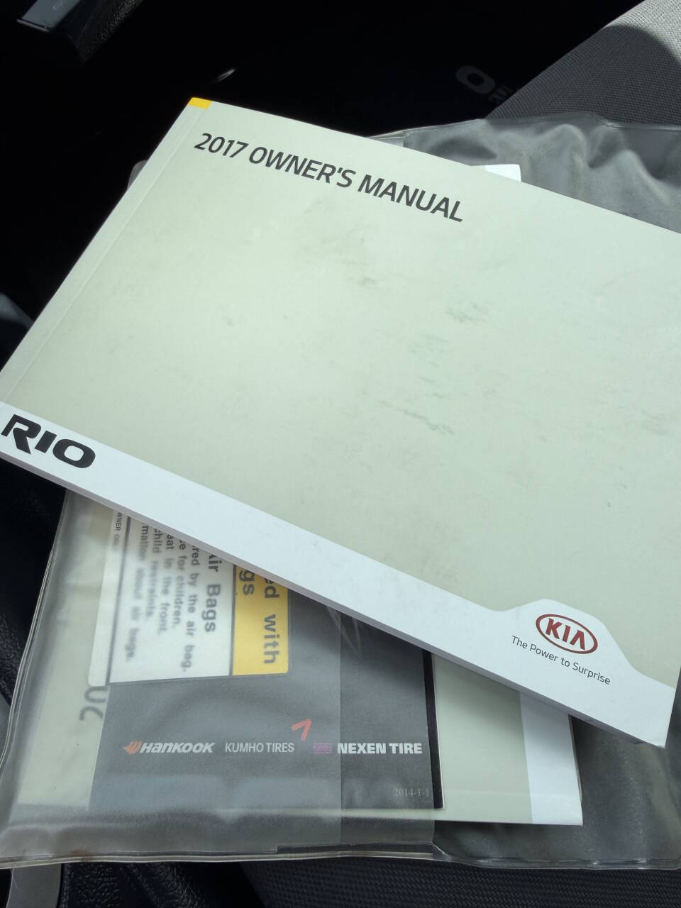 White 2017 Kia Rio LX LX 4dr Sedan 6M 20