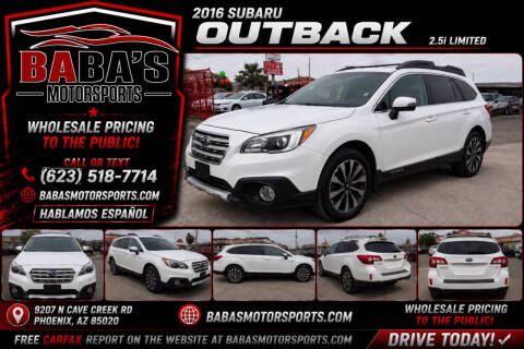2016 Subaru Outback 2.5i Limited