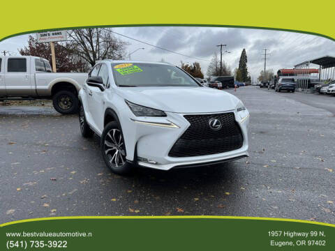 2017 Lexus NX 200t for sale at Best Value Automotive in Eugene OR