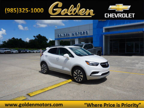 2022 Buick Encore for sale at GOLDEN MOTORS in Cut Off LA