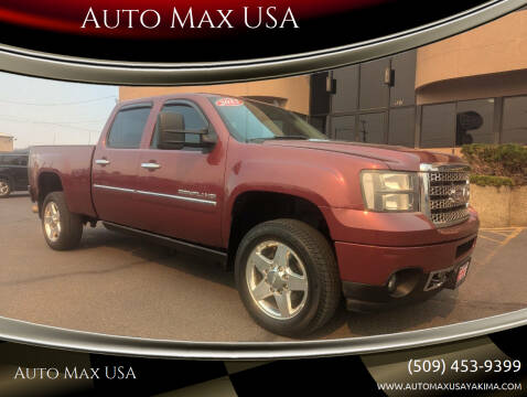 2013 GMC Sierra 2500HD for sale at Auto Max USA in Puyallup WA