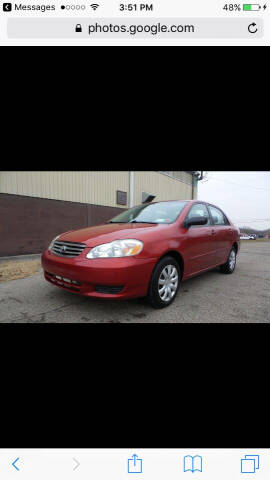 2004 Toyota Corolla for sale at Car $mart in Masury OH