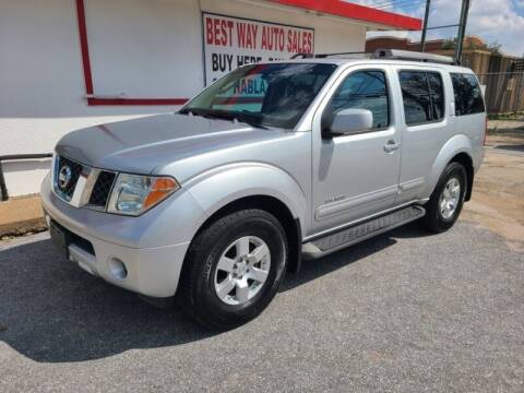 2005 Nissan Pathfinder for sale at Best Way Auto Sales II in Houston TX