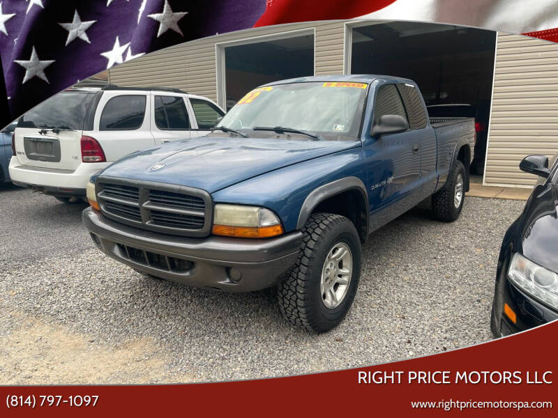 2002 Dodge Dakota for sale at Right Price Motors LLC in Cranberry PA