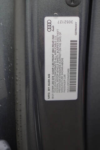 2022 Audi A7 quattro Premium Plus 55 TFSI