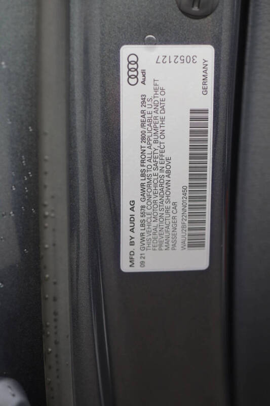 2022 Audi A7 quattro Premium Plus 55 TFSI