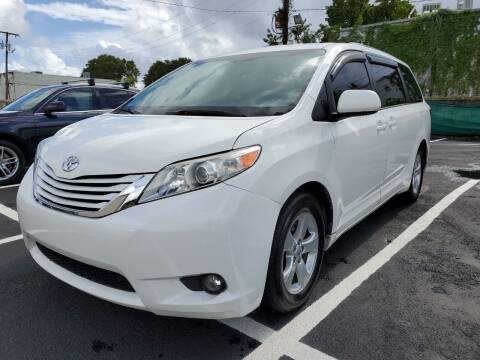 2015 Toyota Sienna for sale at Eden Cars Inc in Hollywood FL