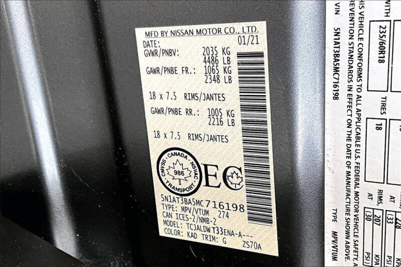 2021 Nissan Rogue SV