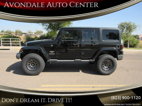 2015 Jeep Wrangler Unlimited for sale at Avondale Auto Center in Avondale AZ