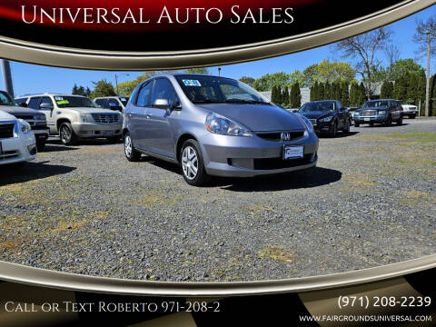 2008 Honda Fit for sale at Universal Auto Sales in Salem OR