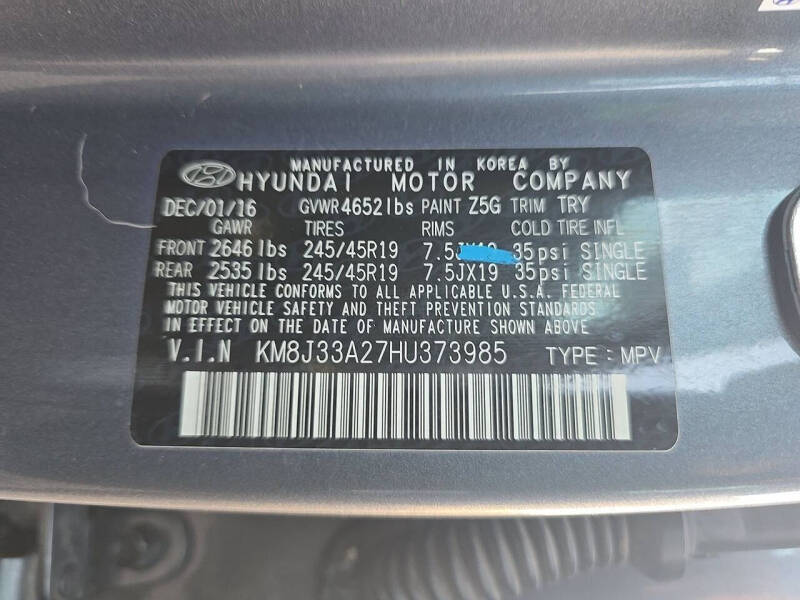 2017 Hyundai Tucson Limited