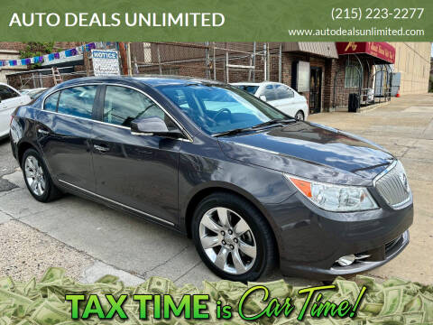 2012 Buick LaCrosse for sale at AUTO DEALS UNLIMITED in Philadelphia PA