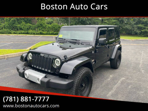 2012 Jeep Wrangler Unlimited for sale at Boston Auto Cars in Dedham MA