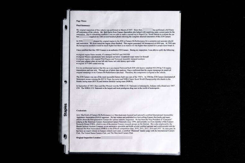 1969 Chevrolet Camaro