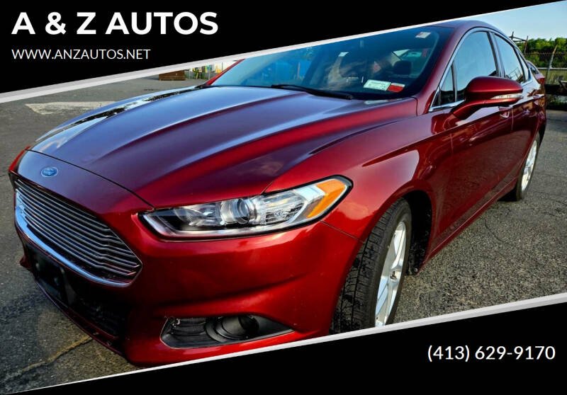 2014 Ford Fusion for sale at A & Z AUTOS in Westfield MA