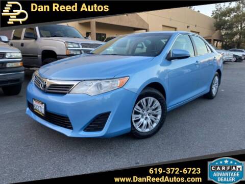 2012 Toyota Camry for sale at Dan Reed Autos in Escondido CA