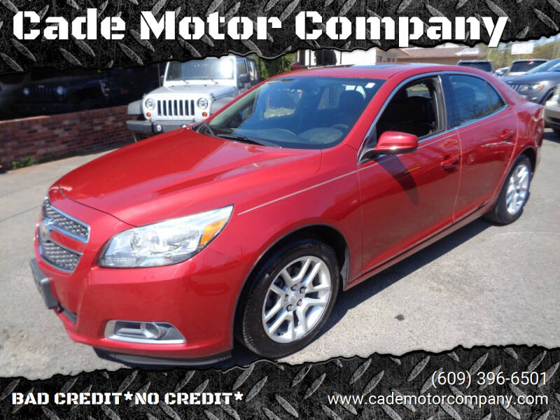 2013 Chevrolet Malibu for sale at Cade Motor Company in Lawrence Township NJ