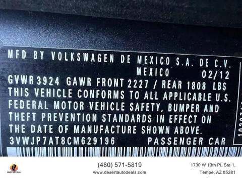 2012 Volkswagen Beetle