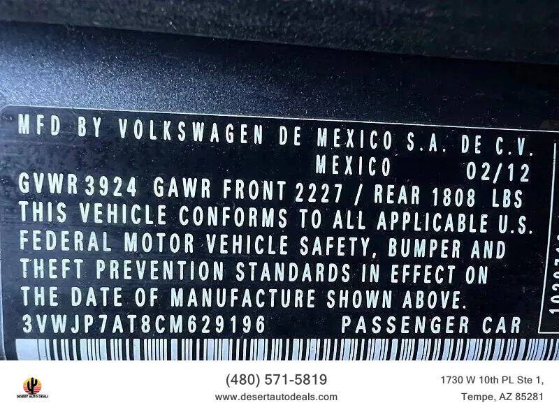 2012 Volkswagen Beetle