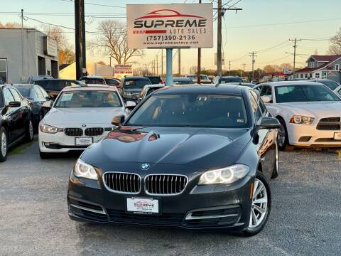 2014 BMW 5 Series for sale at Supreme Auto Sales in Chesapeake VA