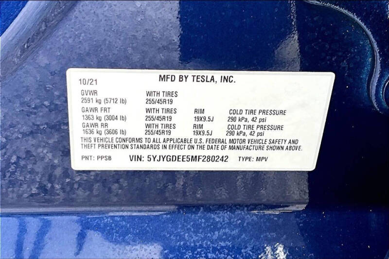 2021 Tesla Model Y Long Range
