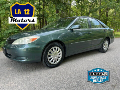 2002 Toyota Camry for sale at LA 12 Motors in Durham NC