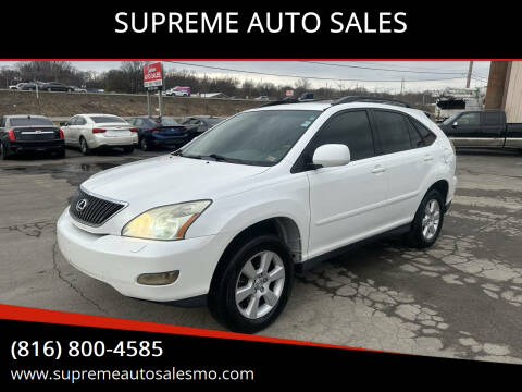 2007 Lexus RX 350 for sale at SUPREME AUTO SALES in Grandview MO