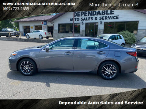 2018 Lexus ES 350 for sale at Dependable Auto Sales and Service in Binghamton NY