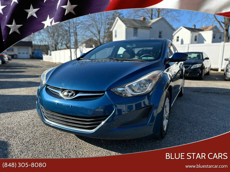 2016 Hyundai Elantra for sale at Blue Star Cars in Jamesburg NJ