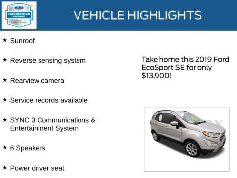 2019 Ford EcoSport SE