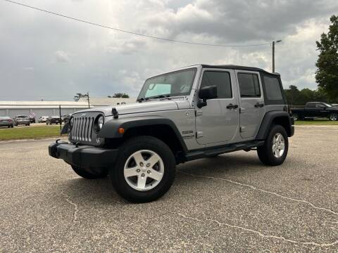 2015 Jeep Wrangler Unlimited for sale at CarWorx LLC in Dunn NC