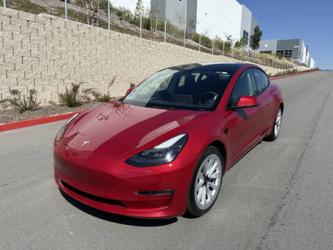 2022 Tesla Model 3 for sale at DOSKI MOTORS INC in San Diego CA