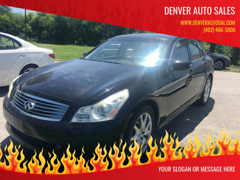 2009 Infiniti G37 Sedan for sale at Denver Auto Sales in Lincoln NE