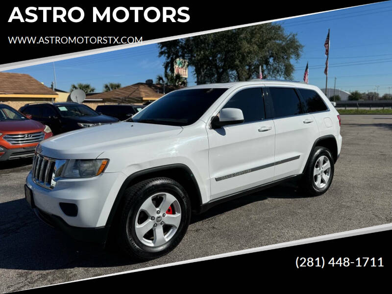 2013 Jeep Grand Cherokee for sale at ASTRO MOTORS in Houston TX