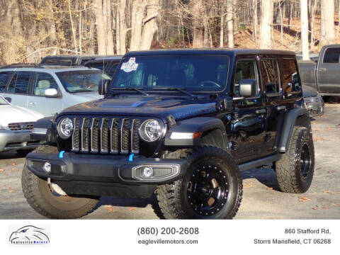 2021 Jeep Wrangler Unlimited for sale at EAGLEVILLE MOTORS LLC in Storrs Mansfield CT