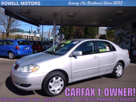 2005 Toyota Corolla for sale at Powell Motors Inc in Portland OR