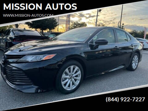 2018 Toyota Camry for sale at MISSION AUTOS in Hayward CA