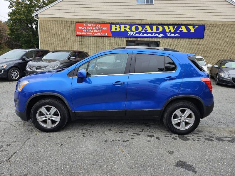 2015 Chevrolet Trax for sale at Broadway Motoring Inc. in Ayer MA