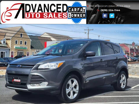 2013 Ford Escape for sale at Advanced Auto Sales in Dracut MA