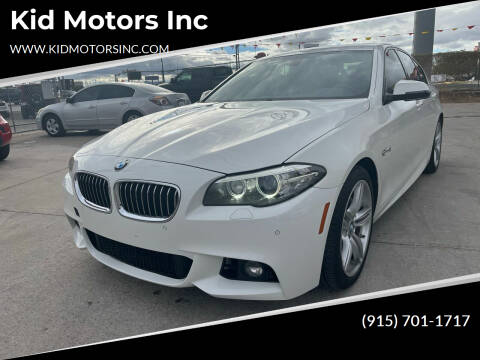 2016 BMW 5 Series for sale at Kid Motors Inc in El Paso TX