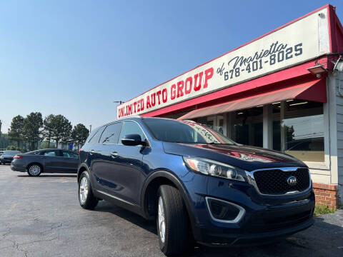 2016 Kia Sorento for sale at Unlimited Auto Group of Marietta in Marietta GA