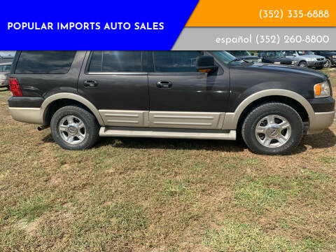 SUV For Sale In Gainesville FL Popular Imports Auto Sales   2005 Ford Expedition Eddie Bauer 4dr Suv 