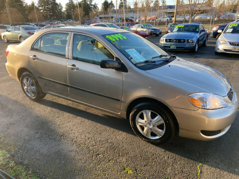 2008 Toyota Corolla for sale at Pacific Point Auto Sales in Lakewood WA