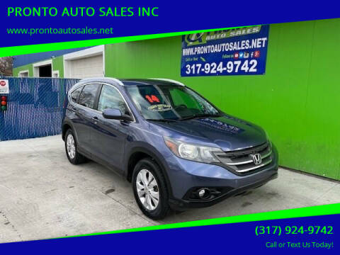 2014 Honda CR-V for sale at PRONTO AUTO SALES INC in Indianapolis IN