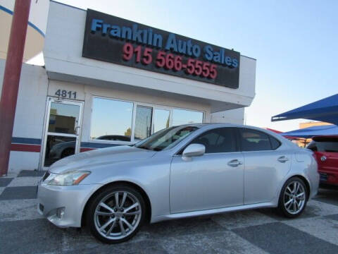 2008 Lexus IS 250 for sale at Franklin Auto Sales in El Paso TX